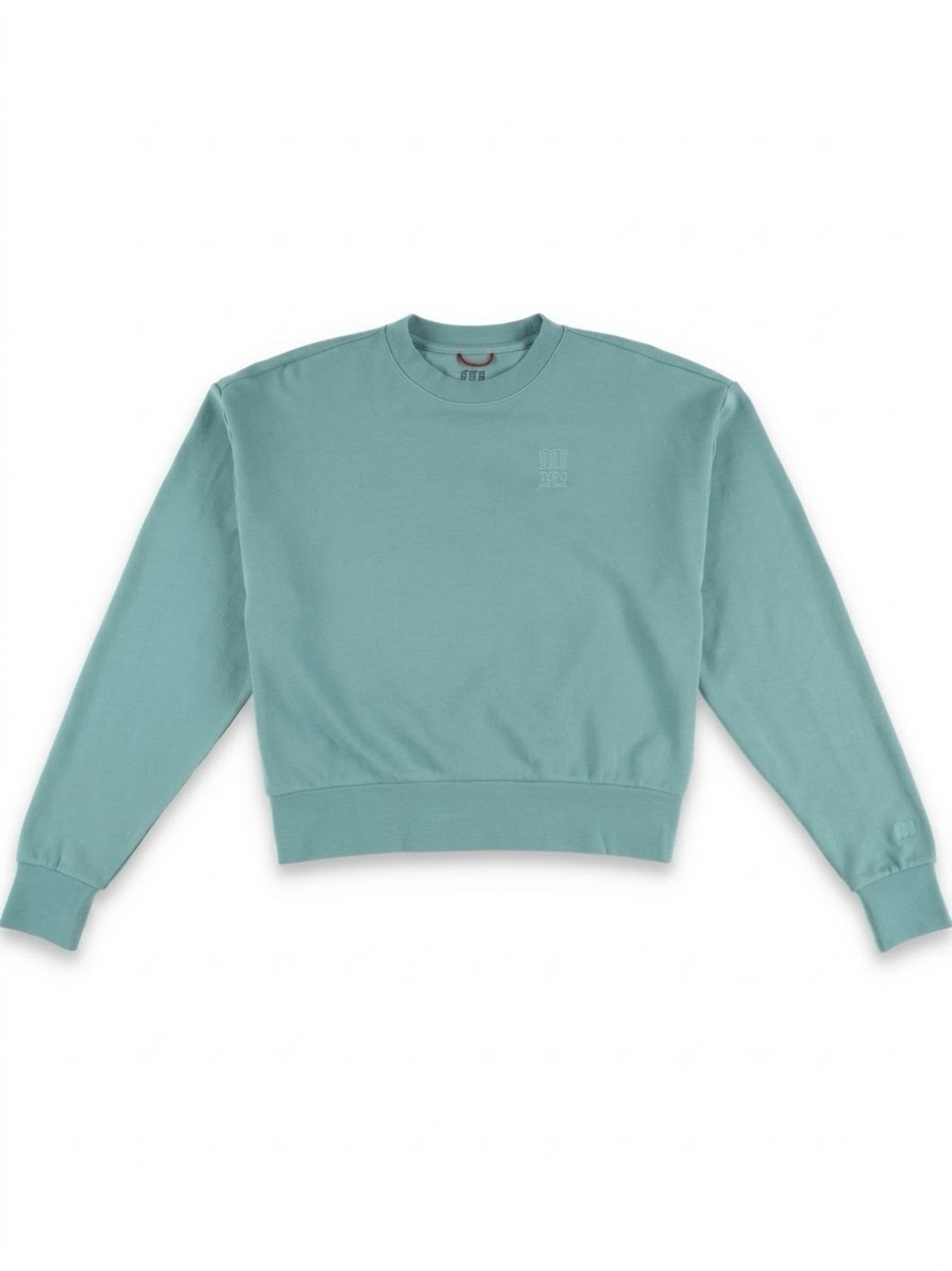 Topo Designs Women’s Dirt Crew Sweatshirt Small Sage Green Fall Autumn Outdoor